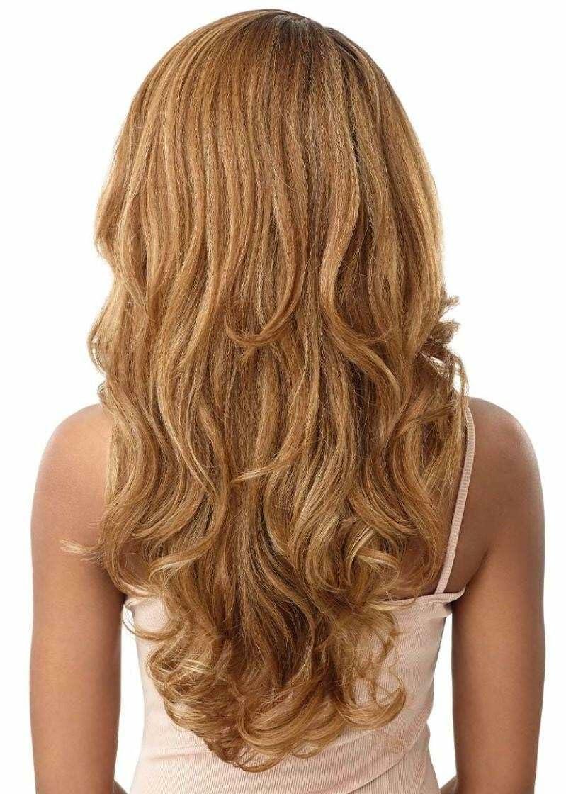 Outre Perfect Hair Line Synthetic 13x6 Faux Scalp Lace Front Wig - JULIANNE 24 (1B Off Black)