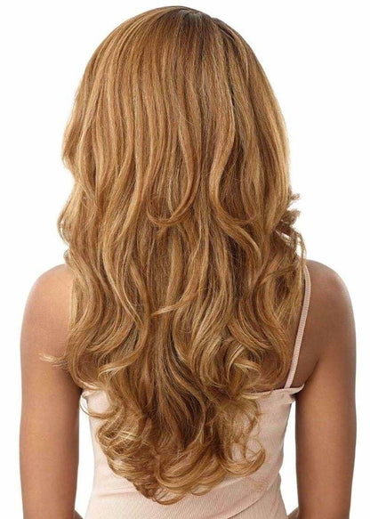 Outre Perfect Hair Line Synthetic 13x6 Faux Scalp Lace Front Wig - JULIANNE 24 (1B Off Black)