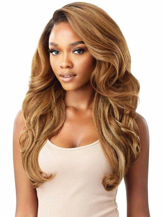 Outre Perfect Hair Line Synthetic 13x6 Faux Scalp Lace Front Wig - JULIANNE 24 (1B Off Black)