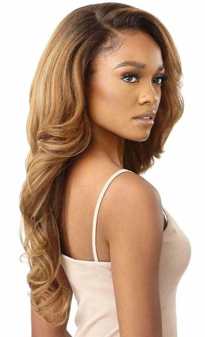 Outre Perfect Hair Line Synthetic 13x6 Faux Scalp Lace Front Wig - JULIANNE 24 (1B Off Black)