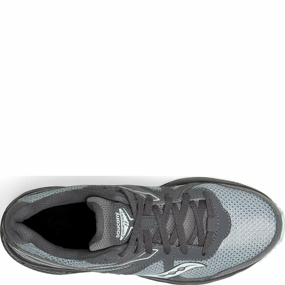 Saucony Women's Grid Cohesion TR11 Sneaker, Grey/Mint, 075 M US