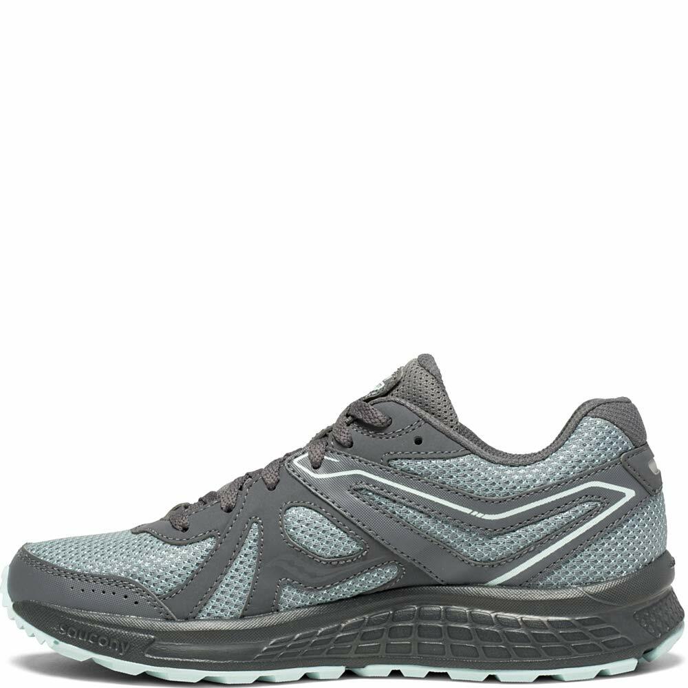Saucony Women's Grid Cohesion TR11 Sneaker, Grey/Mint, 075 M US