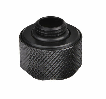 Thermaltake Pacific Black 4 Build-In O-Rings C-Pro G1/4 PETG 16mm OD Compression Fitting 6 Pack CL-W214-CU00BL-B