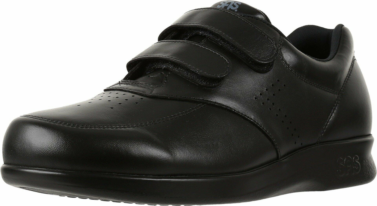 SAS VTO Adjustable Comfort Walking Shoe Black 14 S - Slim (B)