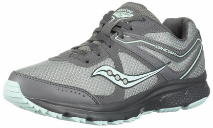Saucony Women's Grid Cohesion TR11 Sneaker, Grey/Mint, 075 M US
