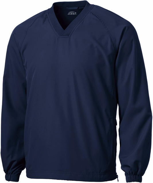 Joe's USA Men's Athletic All Sport V-Neck Raglan Wind Shirt-2XL-True Navy