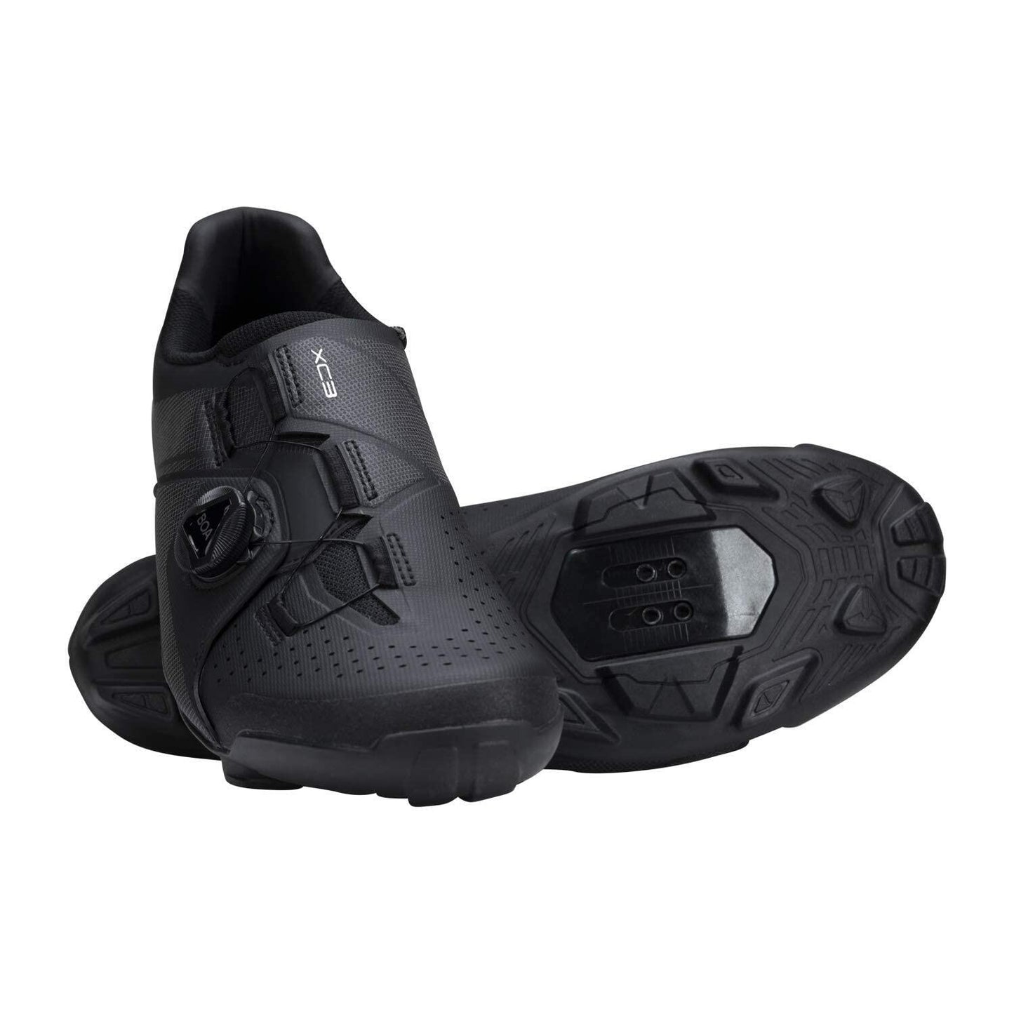 SHIMANO SH-XC300 High Value XC Mountain Bike Shoe, Black, 9.5-10 Men (EU 44)