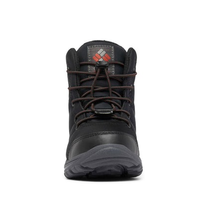 Columbia Youth Unisex Fairbanks Omni-Heat, Black/Warp Red, 4