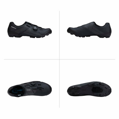 SHIMANO SH-XC300 High Value XC Mountain Bike Shoe, Black, 9.5-10 Men (EU 44)