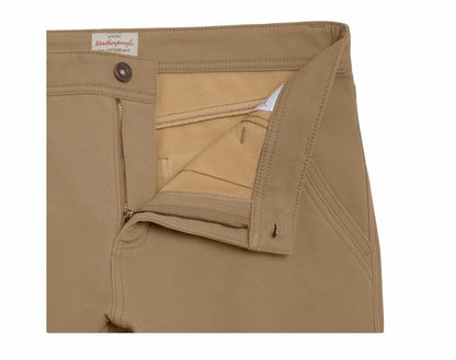 Weatherproof Vintage Men's Comfort Stretch Relaxed Fit Bonded Fleece Lined Canvas Utility Pant (US, Waist Inseam, 40, 30, Regular, Regular, Tan)