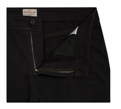 Weatherproof Vintage Men's Comfort Stretch Relaxed Fit Bonded Fleece Lined Canvas Utility Pant (US, Waist Inseam, 40, 32, Regular, Regular, Black)