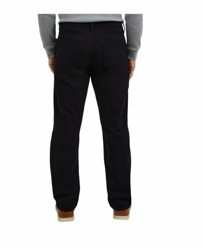 Weatherproof Vintage Men's Comfort Stretch Relaxed Fit Bonded Fleece Lined Canvas Utility Pant (US, Waist Inseam, 40, 32, Regular, Regular, Black)