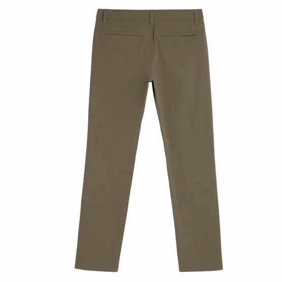 Weatherproof Vintage Men’s Tech Pants – Water-Resistant Stretch Performance Pants with Flex Waistband, Straight Fit (Tan, 40x29)