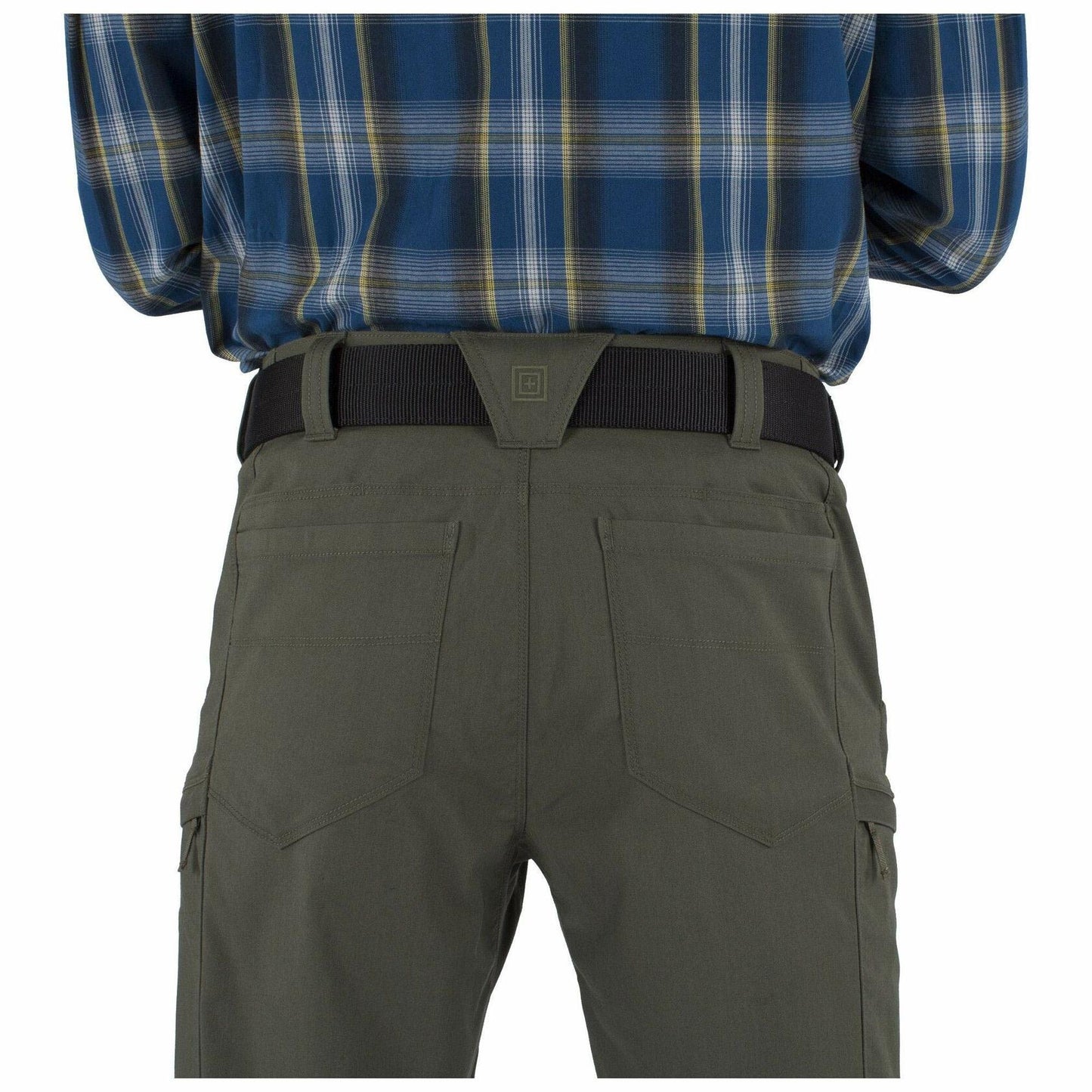 5.11 Tactical Men's Apex Cargo Work Pants, Flex-Tac Stretch Fabric, Gusseted, Water Resistant Finish, TDU Green, Men's Size 34W x 34L