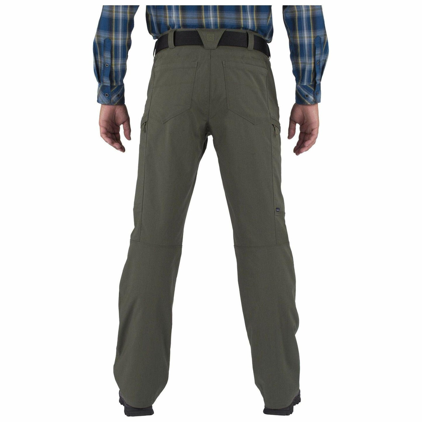 5.11 Tactical Men's Apex Cargo Work Pants, Flex-Tac Stretch Fabric, Gusseted, Water Resistant Finish, TDU Green, Men's Size 34W x 34L
