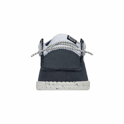 HEYDUDE Mens Wally Tri-Varsity (Toddler) Navy size 4