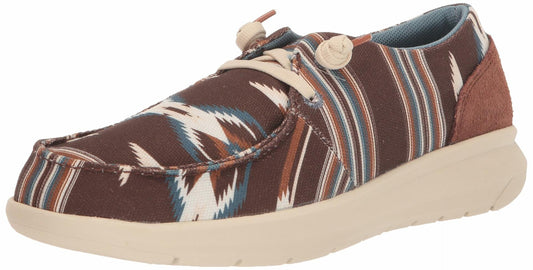 ARIAT Women's Hilo Chimayo Sneaker, Arroyo Chocolate, 6