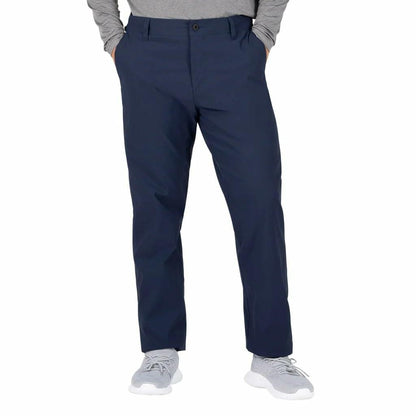 Gerry Men's Water Resistant Fleece Lined Stretch Pants with Zip Pockets and Adjustable Hem, Blue (30W x 30L)