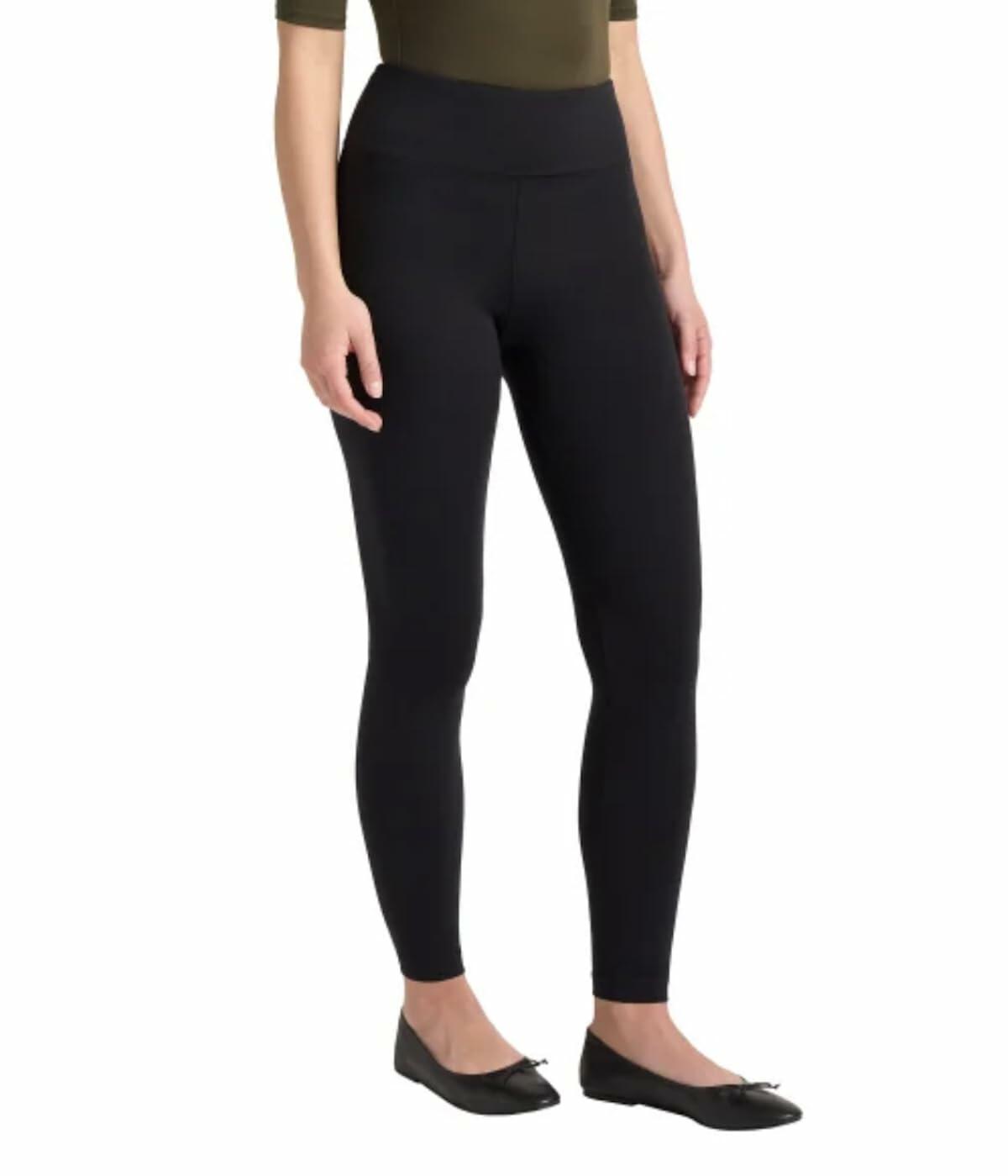 Matty M Women's Stretch High Rise Pull On Legging (US, Alpha, XX-Large, Regular, Regular, Black)