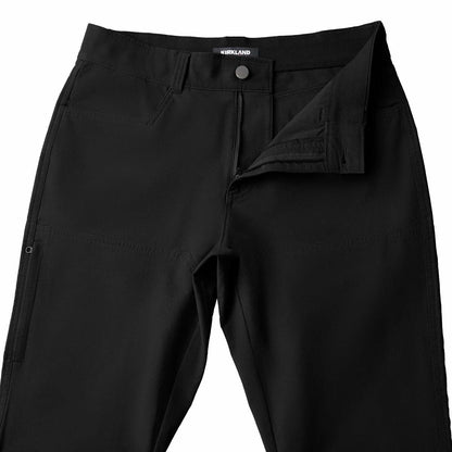 KIRKLAND Signature Men’s Stretch Tech Pant (Black, 34W x 30L)