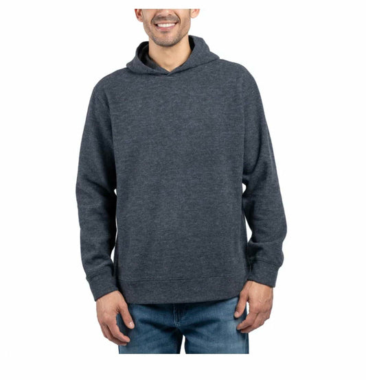 Jachs New York Men's Relaxed Fit Brushed Heathered Pullover Hoodie with Pockets (US, Alpha, Small, Regular, Regular, Blue)