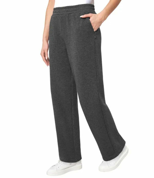 Mondetta Women's Pull On High Waisted Fleece Pant (US, Alpha, X-Large, Regular, Regular, Black)