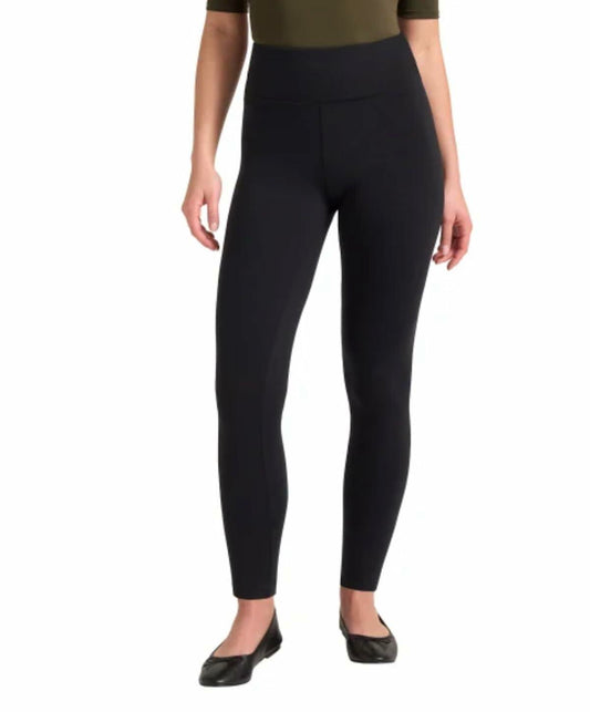 Matty M Women's Stretch High Rise Pull On Legging (US, Alpha, XX-Large, Regular, Regular, Black)