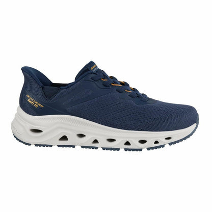 Skechers Men's Go Walk Glide Step 2.0 Vic Sneaker, Navy/Black, 8