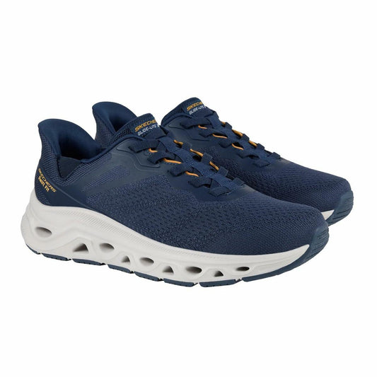 Skechers Men's Go Walk Glide Step 2.0 Vic Sneaker, Navy/Black, 8