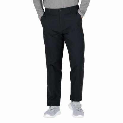 Gerry Men's Water Resistant Fleece Lined Stretch Pants with Zip Pockets and Adjustable Hem, Black (40W x 32L)