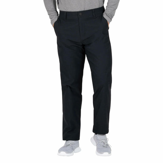 Gerry Men's Water Resistant Fleece Lined Stretch Pants with Zip Pockets and Adjustable Hem, Black (40W x 32L)
