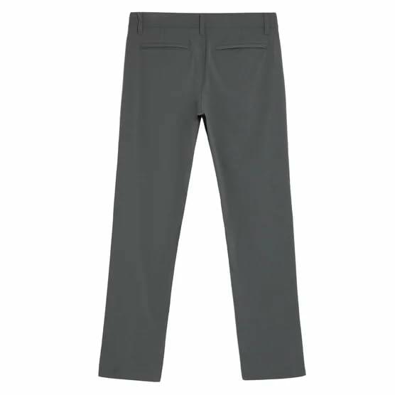 Weatherproof Vintage Men’s Tech Pants – Water-Resistant Stretch Performance Pants with Flex Waistband, Straight Fit (Gray, 32x34)