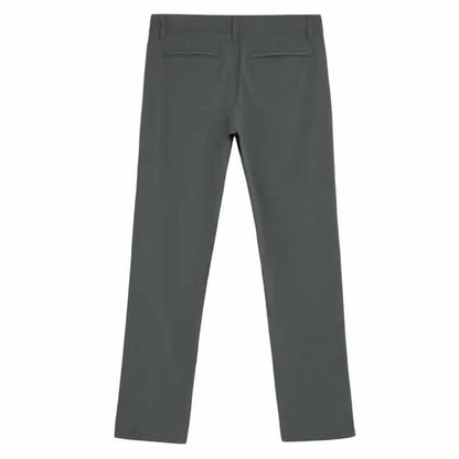 Weatherproof Vintage Men’s Tech Pants – Water-Resistant Stretch Performance Pants with Flex Waistband, Straight Fit (Gray, 32x34)