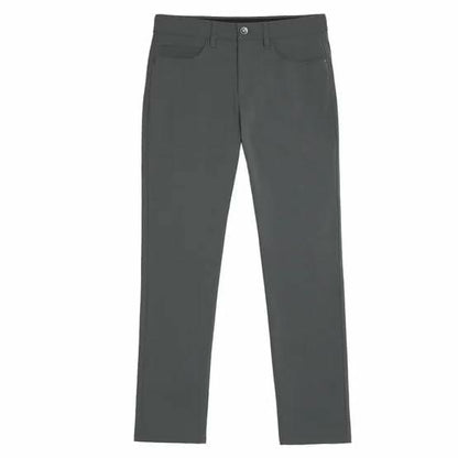 Weatherproof Vintage Men’s Tech Pants – Water-Resistant Stretch Performance Pants with Flex Waistband, Straight Fit (Gray, 32x34)