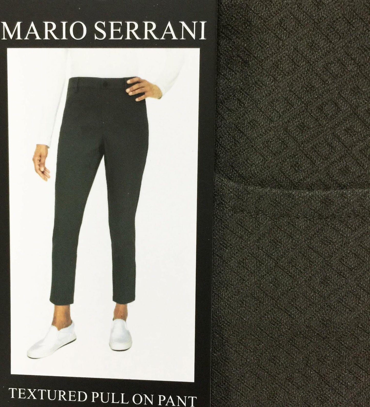 Mario Serrani Women's Textured Pull On Pants (US, Alpha, Medium, Regular, Regular, Green)
