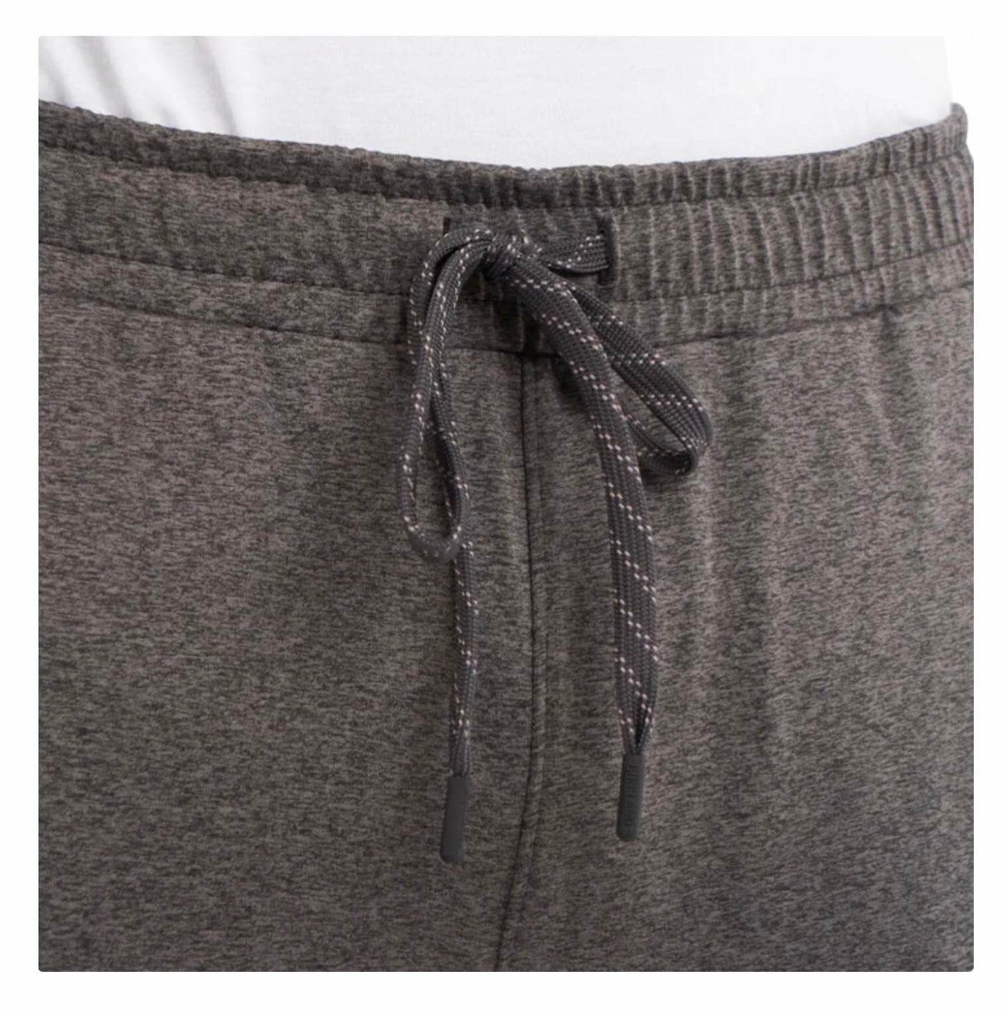 KIRKLAND Signature Men's Moisture Wicking Active Jogger Pant, Tapered Leg Opening with Zippers (US, Alpha, XX-Large, Regular, Regular, Grey)