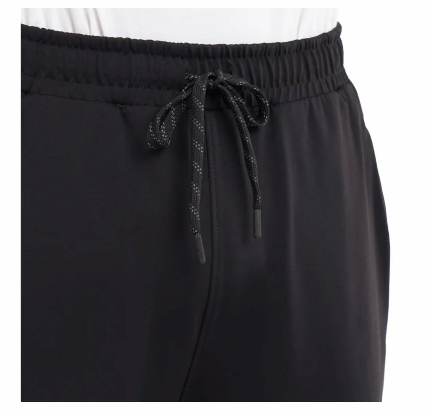 KIRKLAND Signature Men's Moisture Wicking Active Jogger Pant, Tapered Leg Opening with Zippers (US, Alpha, Small, Regular, Regular, Black)