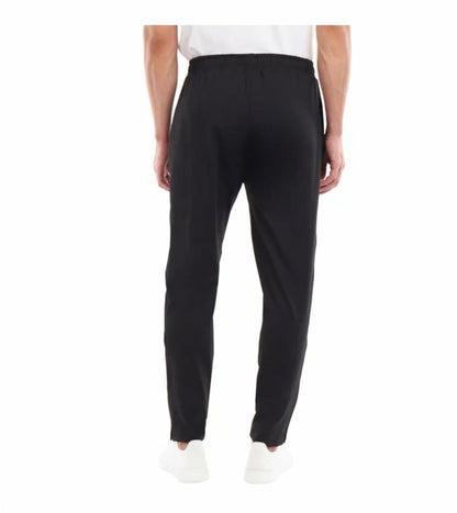 KIRKLAND Signature Men's Moisture Wicking Active Jogger Pant, Tapered Leg Opening with Zippers (US, Alpha, Small, Regular, Regular, Black)