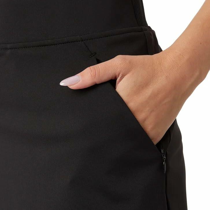 32 Degrees Women’s Skort with Inner Shorts, 2 Front Pockets, High Waist Athletic Tennis & Golf Skirt (Black, XX-Large)