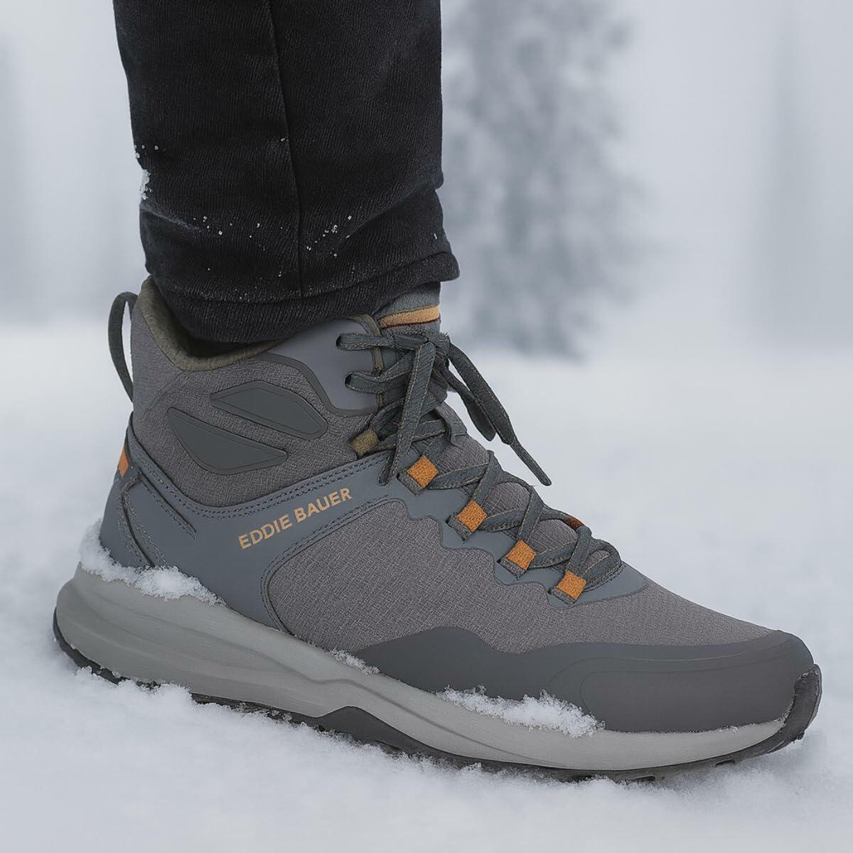 Eddie Bauer Men's Outdoor Sneaker Boot (GREY, 11, US Footwear Size System, Adult, Men, Numeric, Medium, 11)