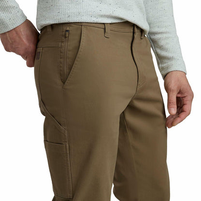 Weatherproof 5 Pocket Utility Work Pants for Men, Relaxed Fit Cotton Mens Travel Pants, Tactical Hiking Hunting Essentials - Brown 38W X 30L