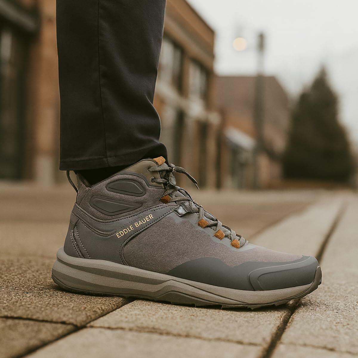 Eddie Bauer Men's Outdoor Sneaker Boot (GREY, 11, US Footwear Size System, Adult, Men, Numeric, Medium, 11)