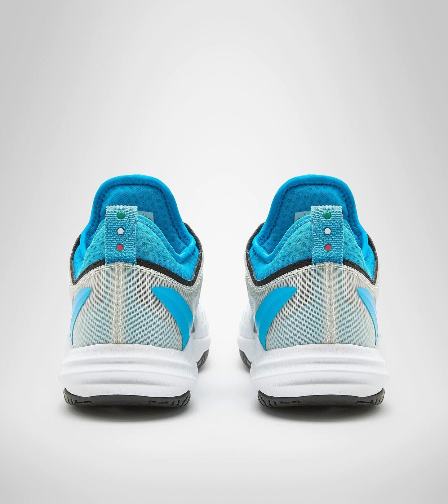 Diadora Men's Speed Blushield Fly 3 + All Ground Tennis Shoe (White/Black/Blue Jewel, 9.5)