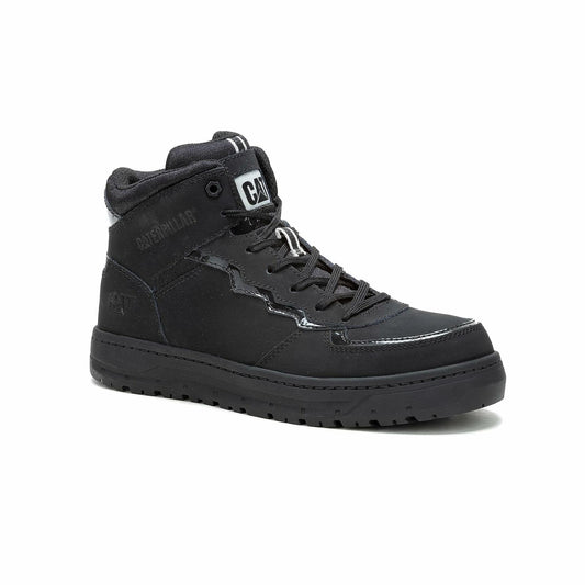 CAT Women's Streamline Court Mid Composite Toe Construction Boot, Black, 10