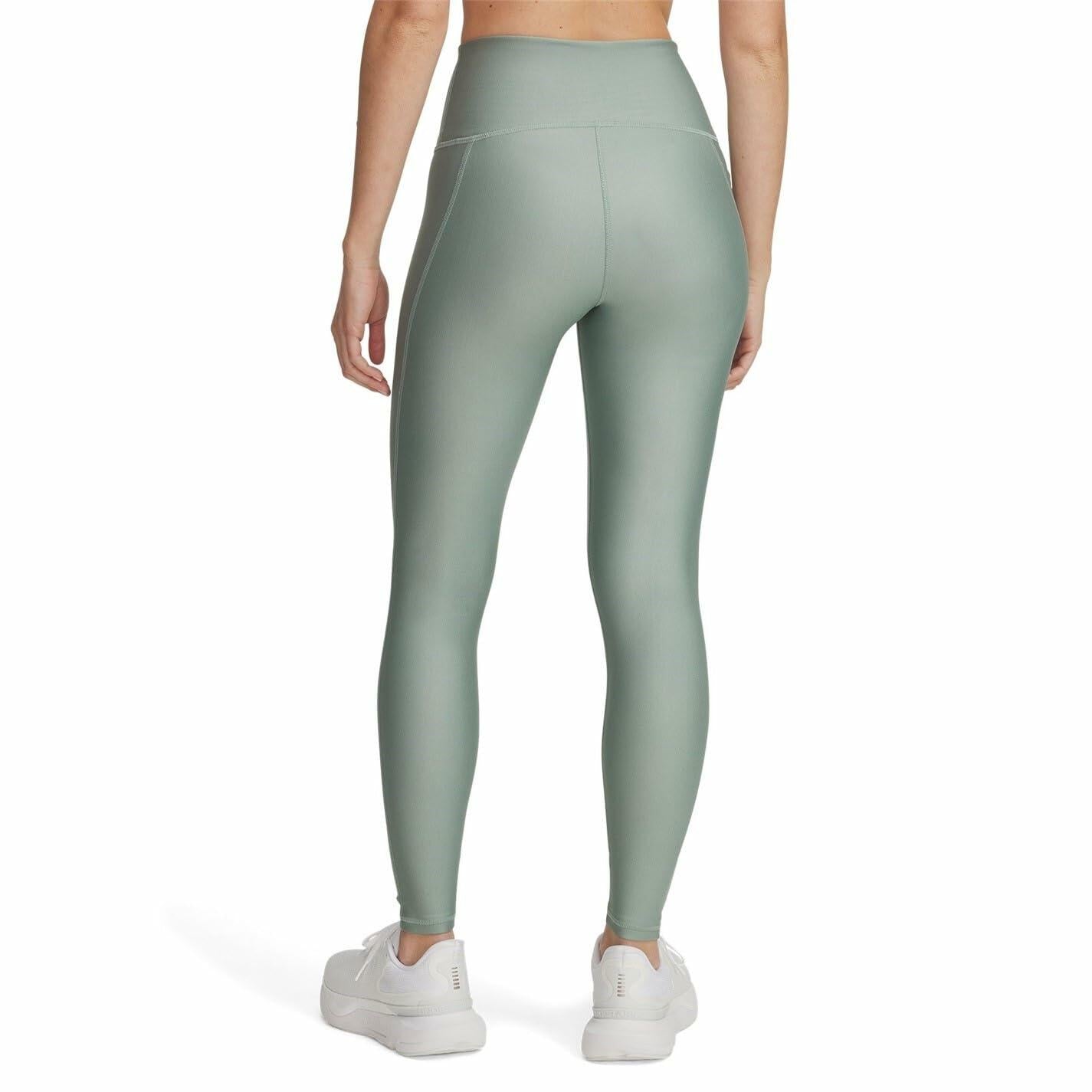 Under Armour Womens HeatGear Armour High Waisted Leggings, Silica Green / White XX-Large