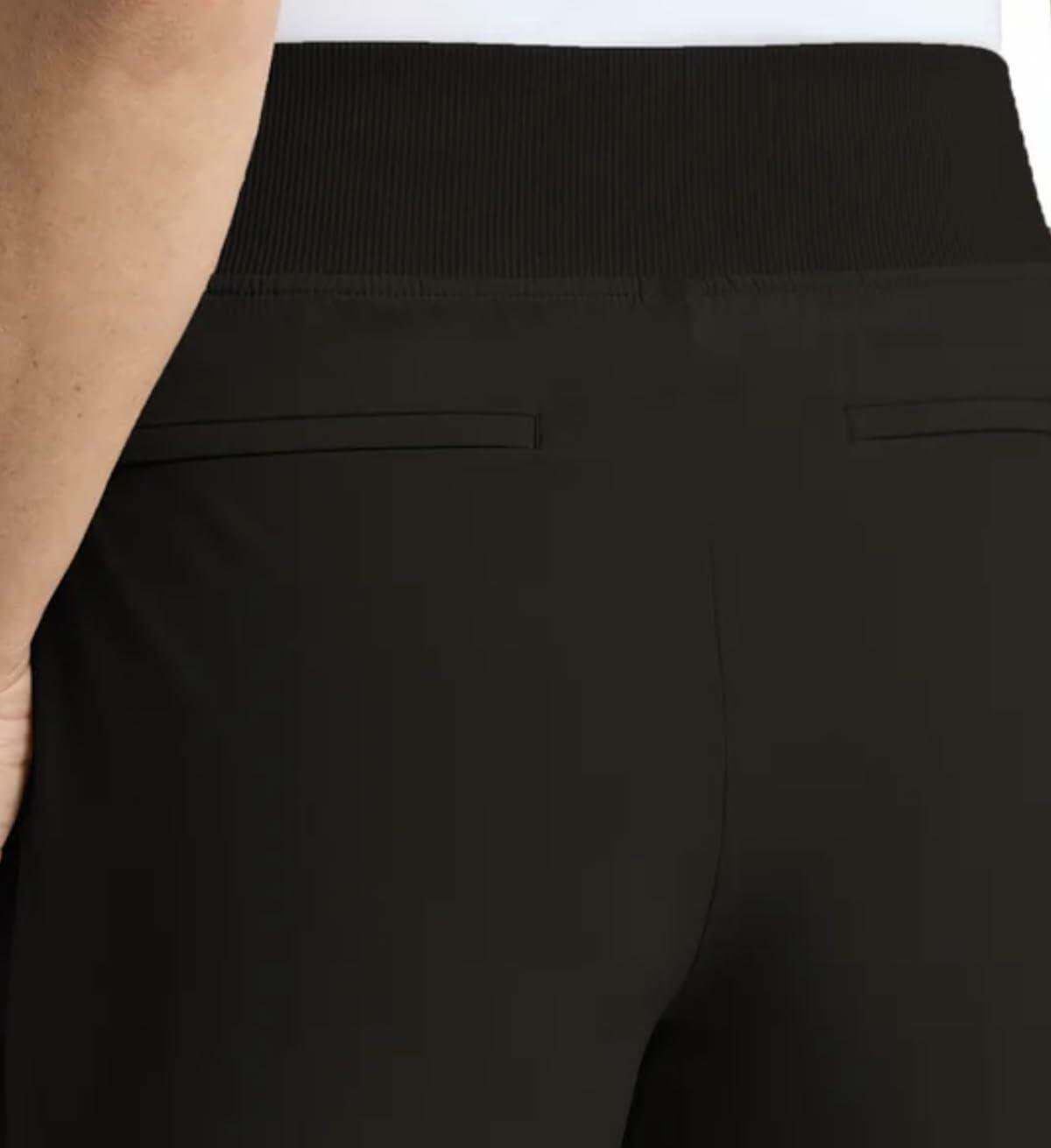 KIRKLAND Signature Women's Quick Dry Stretch Pull On Ankle Pant (US, Alpha, X-Large, Regular, Regular, Black)