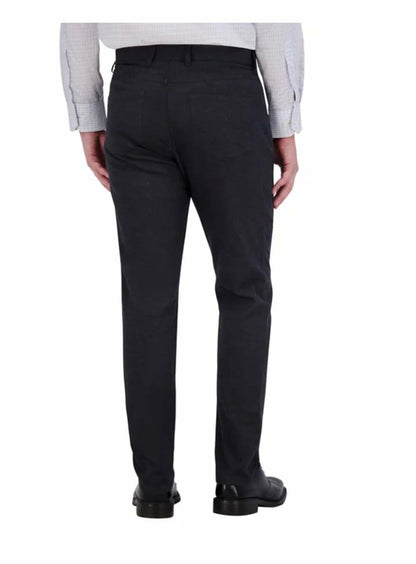 KIRKLAND Signature Men's Stretch Comfort Tapered Fit Brushed 5 Pocket Pant (US, Waist Inseam, 34, 30, Regular, Regular, Gray)