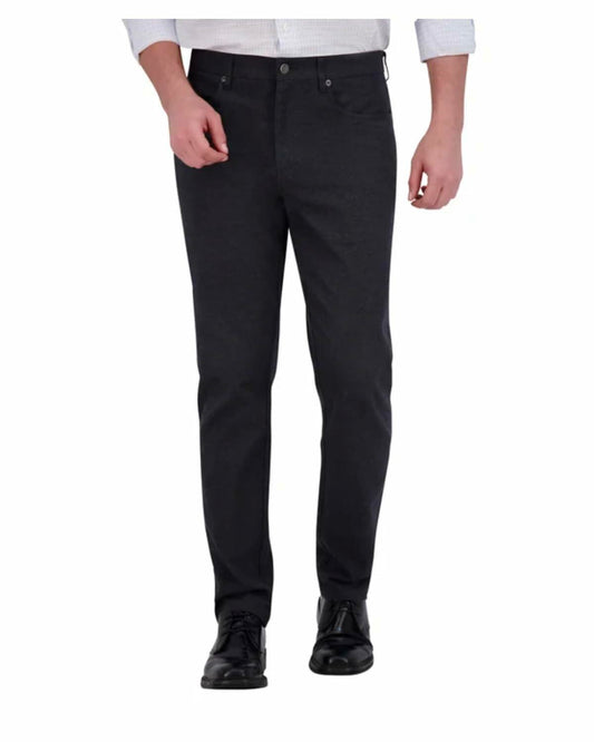 KIRKLAND Signature Men's Stretch Comfort Tapered Fit Brushed 5 Pocket Pant (US, Waist Inseam, 30, 32, Regular, Regular, Gray)