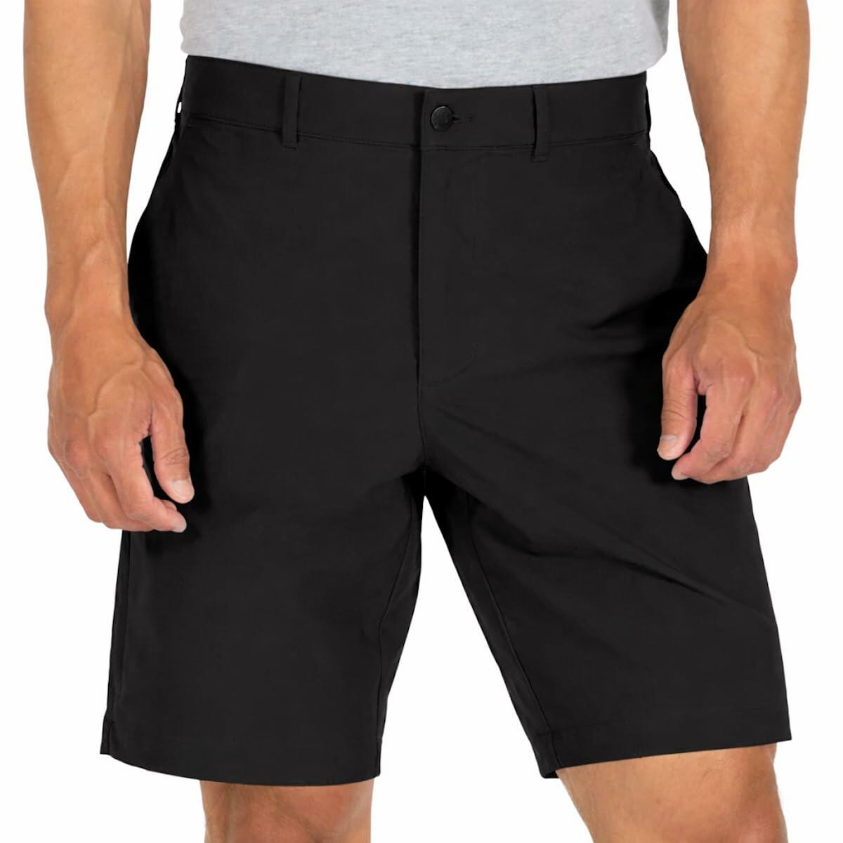 Gerry Men's Comfort Stretch Tech Short with UV Protection (US, Waist, 40, Regular, Black)