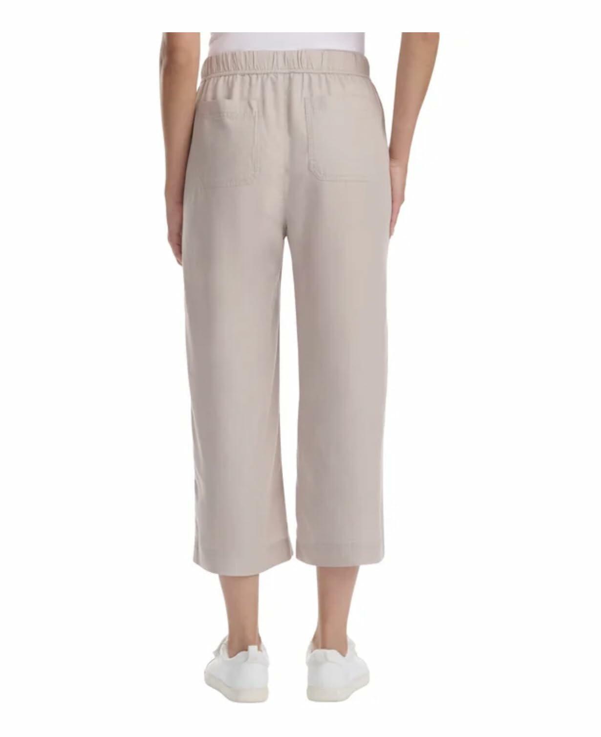 Splendid Women's Pull-On Wide Leg Crop Ankle Pant (US, Alpha, XX-Large, Regular, Regular, Khaki)